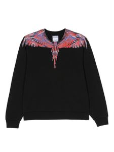 Marcelo Burlon County Of Milan Kids sweat Lunar Wings en coton - Noir