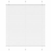 VidaXL Plissé rolgordijn 120x100cm stofbreedte 119,4cm polyester wit