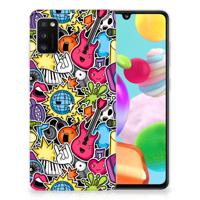Samsung Galaxy A41 | Sillicone Back Cover | Punk Rock