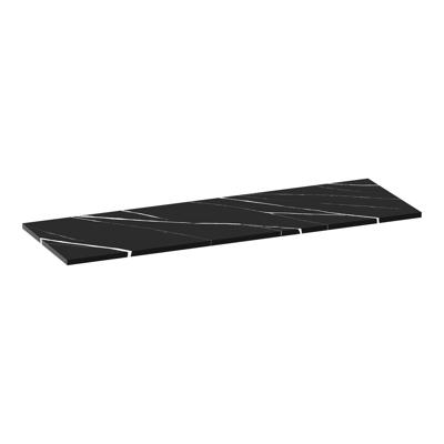 Brauer Mirage Topblad - 140 cm - Marmerlook Nero Marquina