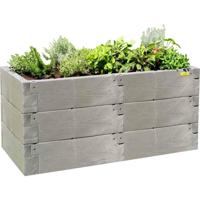 Juwel 20471 Hoogbeet Timber set M 3 rijen, houtlook 1 stuk(s)