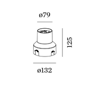 Wever & Ducre - Map / Chart 0.9 Recessed Ground Housing Wever & Ducre - Map / Chart 0.9 Recessed Ground Housing