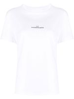 Maison Margiela t-shirt à logo brodé - Blanc