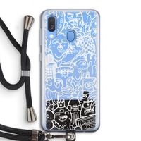 Vexx Mixtape #2: Samsung Galaxy A40 Transparant Hoesje met koord