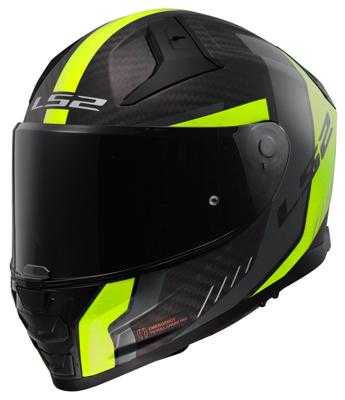 LS2 Helmet ff811 vector ii carb.grid xl bl./yel.