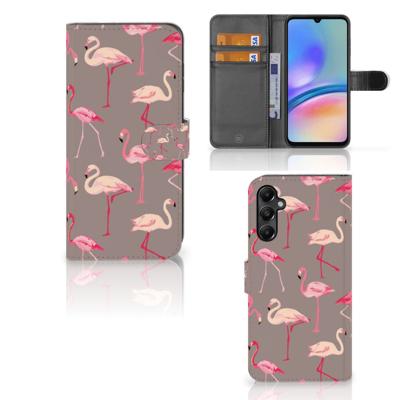 Samsung Galaxy A05s | Telefoonhoesje | Met pasjeshouder | Flamingo Samsung Galaxy A05s | Telefoonhoesje | Met pasjeshouder | Flamingo