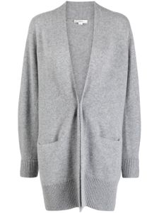 Vince open-front cashmere cardi-coat - Gris