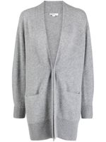 Vince open-front cashmere cardi-coat - Gris - thumbnail