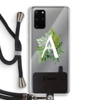 Green Brush: Samsung Galaxy S20 Plus Transparant Hoesje met koord