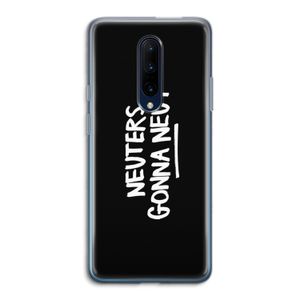 Neuters (zwart): OnePlus 7 Pro Transparant Hoesje