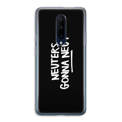 Neuters (zwart): OnePlus 7 Pro Transparant Hoesje