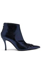 Diesel bottines D-Venus 80 mm en cuir - Bleu - thumbnail