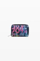 Kleine portemonnee graffiti kat - MATERIAL FINISHES - U
