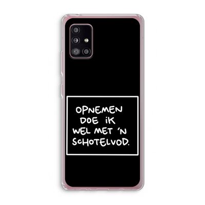 Schotelvod: Samsung Galaxy A51 5G Transparant Hoesje