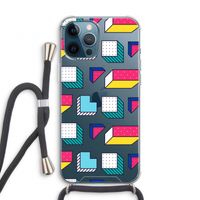 8-bit N°7: iPhone 12 Pro Transparant Hoesje met koord