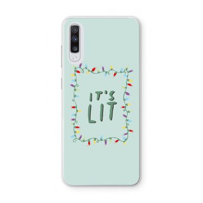 It's Lit: Samsung Galaxy A70 Transparant Hoesje