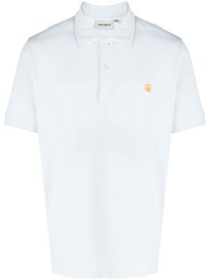 Carhartt WIP polo à logo brodé - Bleu