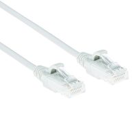 ACT DC8907 LSZH U/UTP CAT6 Datacenter Slimline Patchkabel Snagless | RJ45 connectoren | Wit | 7 meter
