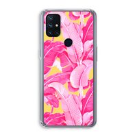 Pink Banana: OnePlus Nord N10 5G Transparant Hoesje Pink Banana: OnePlus Nord N10 5G Transparant Hoesje