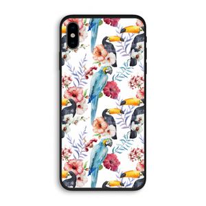 Bloemen tukan: iPhone X Biologisch afbreekbaar hoesje