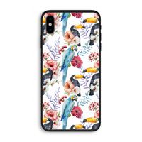 Bloemen tukan: iPhone X Biologisch afbreekbaar hoesje