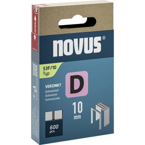 Novus Tools 042-0790 Nieten met plat draad Type 53F 600 stuk(s) Afm. (l x b x h) 10 x 11.3 x 10 mm