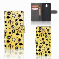 Telefoonhoesje met Naam Nokia 3.1 (2018) Punk Geel