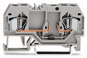 WAGO 281-915/281-400 Diodeklem 6 mm Spanveer Toewijzing: L Grijs 50 stuk(s)