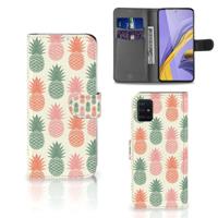 Samsung Galaxy A51 | Book Cover | Ananas