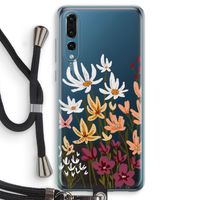 Painted wildflowers: Huawei P20 Pro Transparant Hoesje met koord