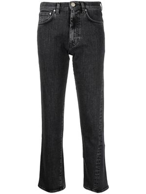 TOTEME jean droit à détails de coutures - Gris
