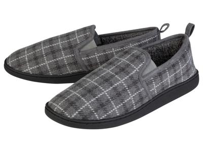 LIVERGY Heren pantoffels (Grijs, 42)