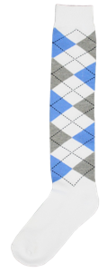 Kniekous RE wit/l.blauw/l.grijs 43-46