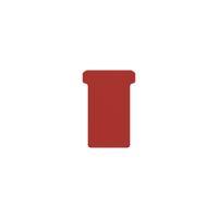 T-kaart djois formaat 2 48mm rood 100st | 5 stuks