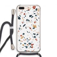 Terrazzo N°4: iPhone 7 PLUS Transparant Hoesje met koord