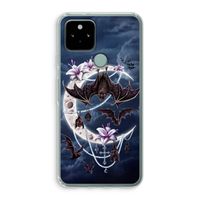 Vleermuizen Maan: Google Pixel 5 Transparant Hoesje