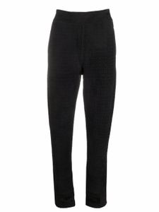 Givenchy pantalon à motif monogrammé - Noir