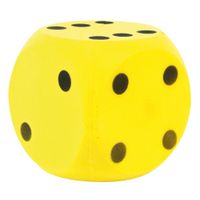 Dobbelsteen Soft Geel 16 cm Dobbelsteen Soft Geel 16 cm