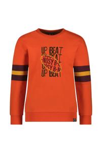 B.Nosy Jongens sweater - Sean - Orange glo