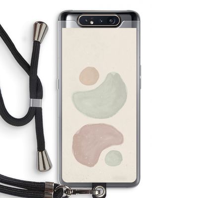 Geo #10: Samsung Galaxy A80 Transparant Hoesje met koord