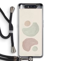 Geo #10: Samsung Galaxy A80 Transparant Hoesje met koord