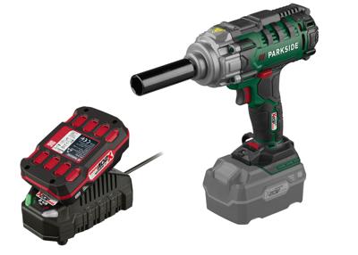 PARKSIDE Accu-slagmoersleutel 20 V met 2 Ah accu en 2,4 A lader PARKSIDE Accu-slagmoersleutel 20 V met 2 Ah accu en 2,4 A lader