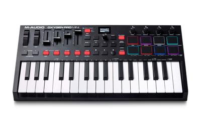 M-AUDIO Oxygen Pro Mini MIDI toetsenbord 32 toetsen USB Zwart