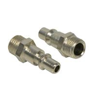 Adaptor 1/4 man buitendraad 1/4inch 2 stuks 0684832