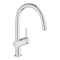 Grohe Minta keukenkraan Supersteel