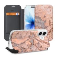 Bookcase Apple iPhone 17 Marmer Oranje