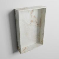 MONDIAZ EASY Nis 44,5x29,5 cm in solid surface kleur Frappe. 1 vak geschikt voor in- of opbouw Mondiaz MONDIAZ EASY Nis 44,5x29,5 cm in solid surface kleur Frappe. 1 vak geschikt voor in- of opbouw Mondiaz