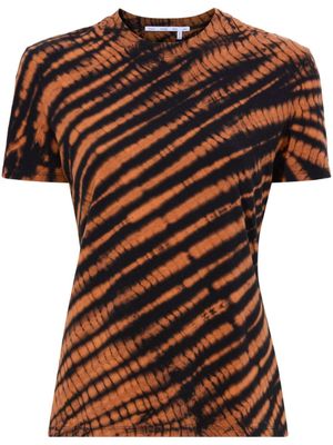 Proenza Schouler White Label t-shirt à imprimé tie dye - Noir