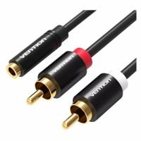 Audio Jack naar RCA Kabel Vention VAB-R01-B200 2 m