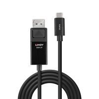 Lindy 43343 video kabel adapter 3 m USB Type-C DisplayPort Zwart - thumbnail